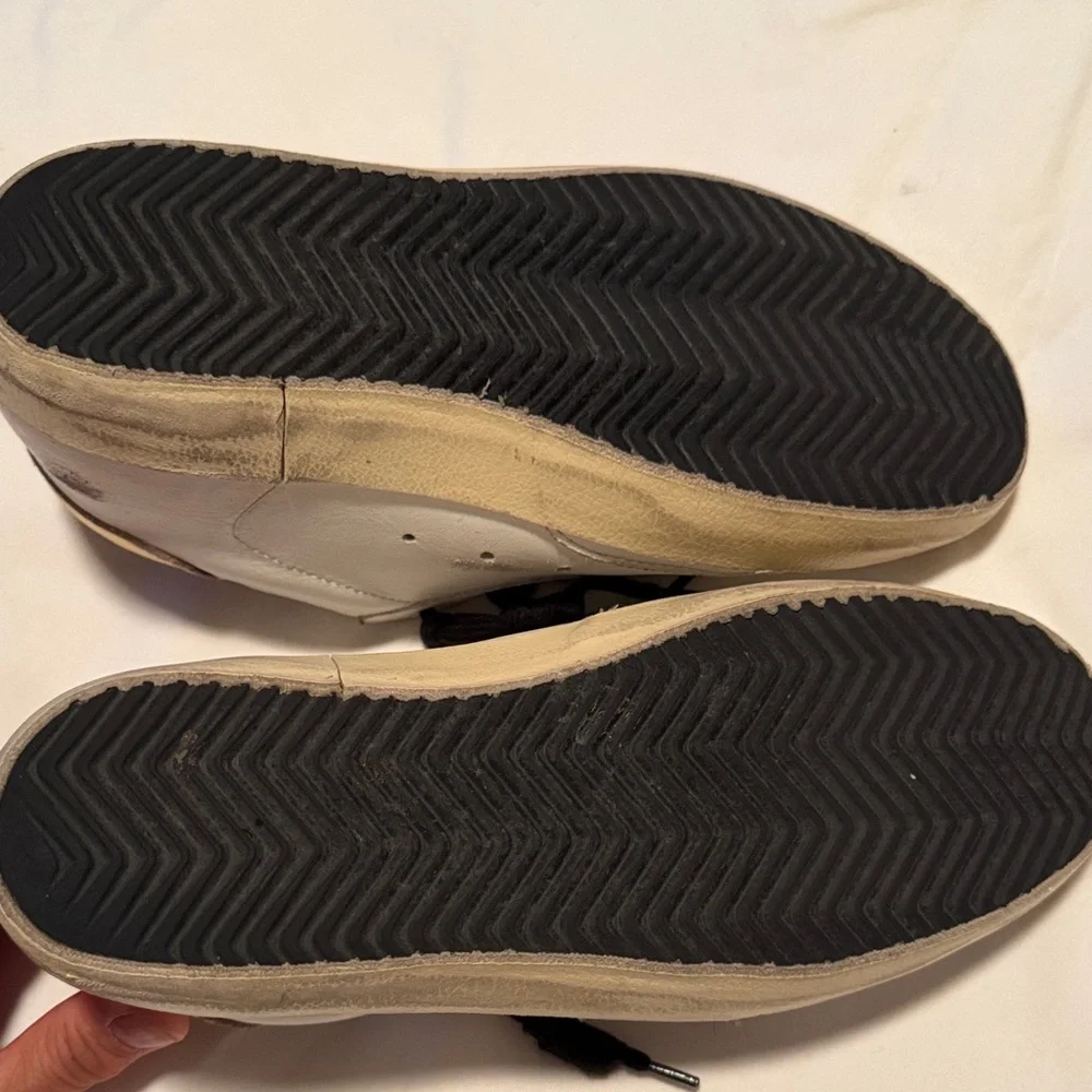 Golden Goose White Sneakers with Leopard Print and Gold Accents EU size36/size 6 - Picture 5 of 5